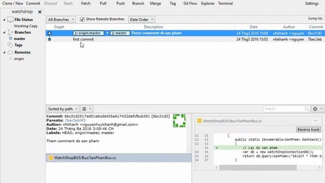 Essensial Git actions with Bitbucket and SourceTree смотреть онлайн