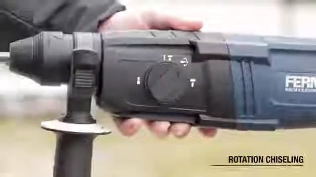 FERM HDM 1044/1038 Rotary Hammer/Demolition Drill 500/800W смотреть онлайн