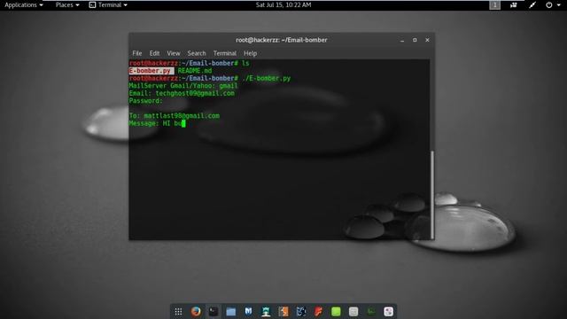 Email Bomber Attack (Kali Linux) смотреть онлайн