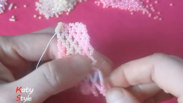 Колье из бисера . Бисероплетение / Beaded Necklace /Beading