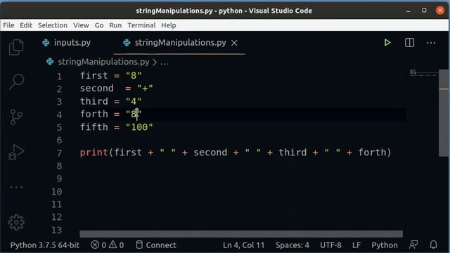 string manipulation in python смотреть онлайн