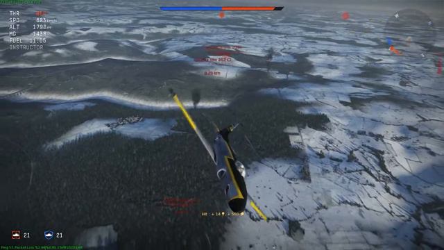 War Thunder - F80c Shooting star - Realistic Battle смотреть онлайн
