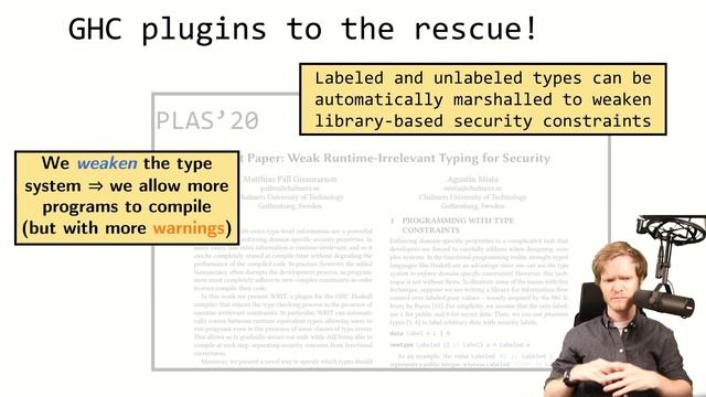 The Dynamic Haskell Plugin for GHC (HIW 2021) смотреть онлайн