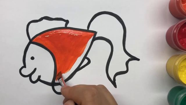 How to draw a Fish | Как нарисовать рыбку смотреть онлайн