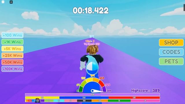 НУБ против НУБА ЧИТЕРА! КТО БЫСТРЕЕ? Race Clicker Roblox смотреть онлайн