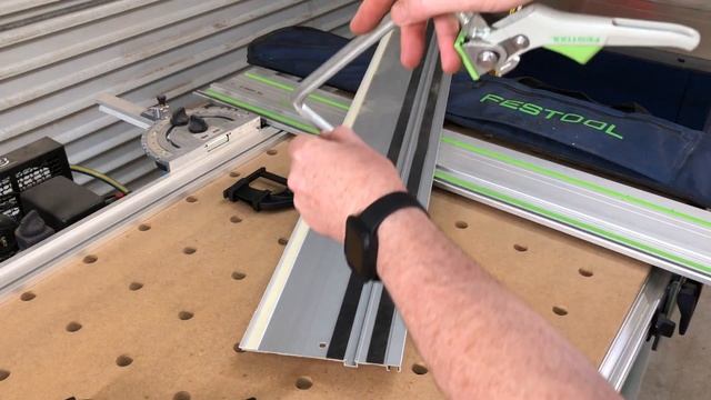 Using Dewalt clamps on the Festool MFT3 смотреть онлайн