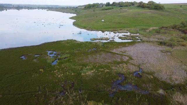 Над озером возле д. Емельянова (Карачевский район, Брянская область, Россия) смотреть онлайн