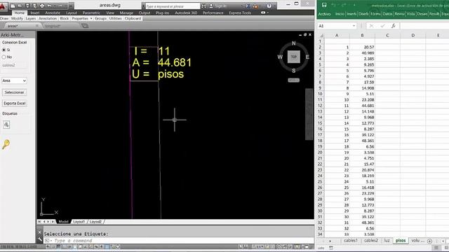 METRADOS Longitud Volumen Area y Conteos de AUTOCAD A EXCEL (Plugin Ark-Inge Version 22.2) смотреть онлайн