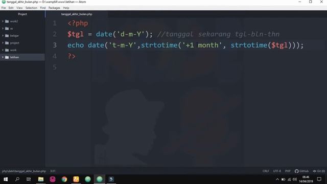 PHP - Cara Membuat Tanggal Akhir di Setiap Bulan смотреть онлайн