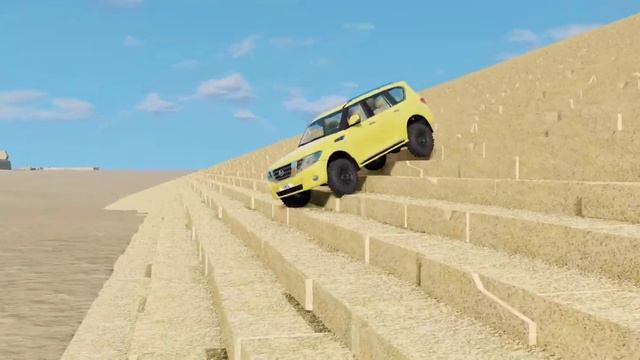 Nissan Patrol Y62 VS Pyramid - BeamNG.Drive смотреть онлайн