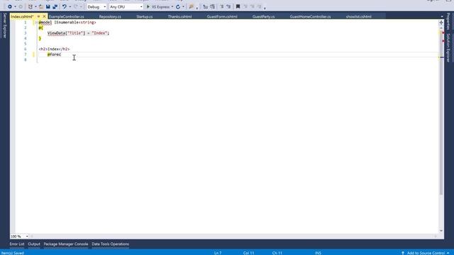How to pass string array from controller to View in ASP.NET Core смотреть онлайн