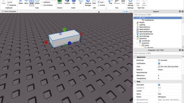 How To Make Frame Visible When A Part Is Clicked! | Roblox Studio Tutorials смотреть онлайн