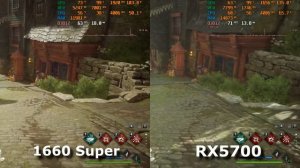 Лучшая видеокарта за 10К gtx 1660 super против RX 5700 тесты