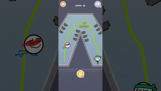 attack draw line 51 gameplay walkthrough Solution смотреть онлайн