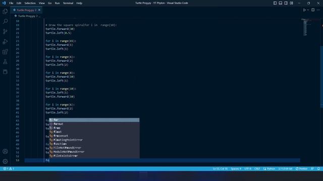 Drawing the YouTube Logo with Python Turtle смотреть онлайн