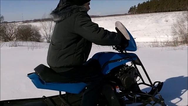 Ларвен снегоход без управляемых лыж и МИКС в классическом исполнении смотреть онлайн