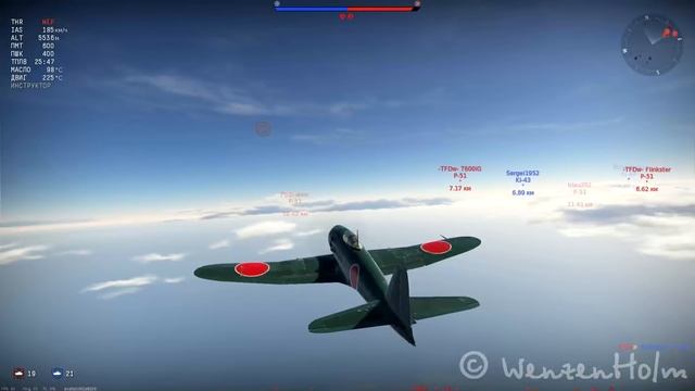 War Thunder [1.59] | A7M2 Reppu | Япотефлон | Обзор | Review смотреть онлайн