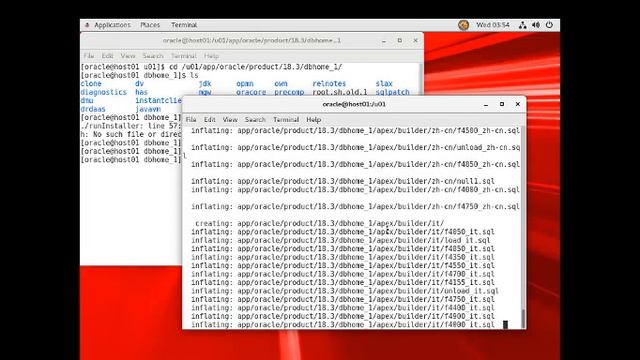 Install Oracle 18c database Linux 7 смотреть онлайн