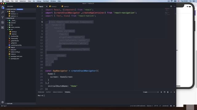 20 Stack navigation and linking screens || React native for beginner to advance full course смотреть онлайн