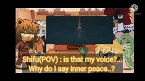 Past Kung Fu Panda Reacts to Po VS Lord Shen Final battle