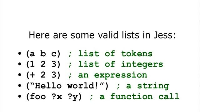 Java Expert System Shell - JESS Tutorial смотреть онлайн