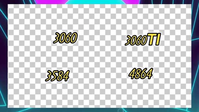 Сравнение видеокарт 3060 VS 3060TI