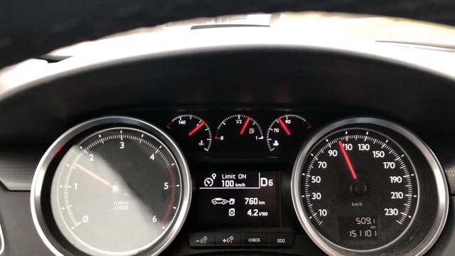 Расход Peugeot 508 HDI автомат 100 км/ч смотреть онлайн