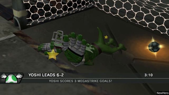 Mario Strikers Charged - Yoshi Vs. Luigi смотреть онлайн