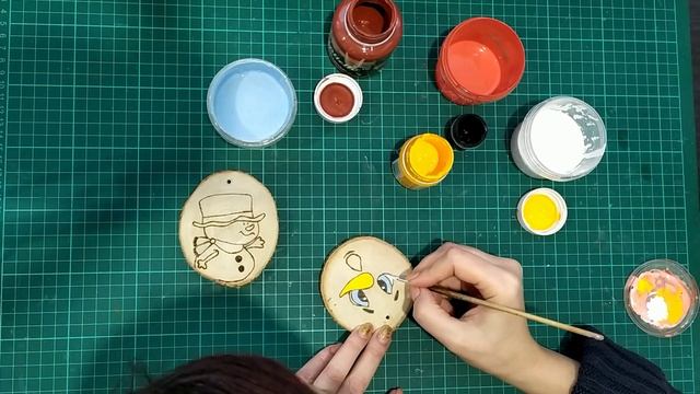 Елочная игрушка из дерева смотреть онлайн