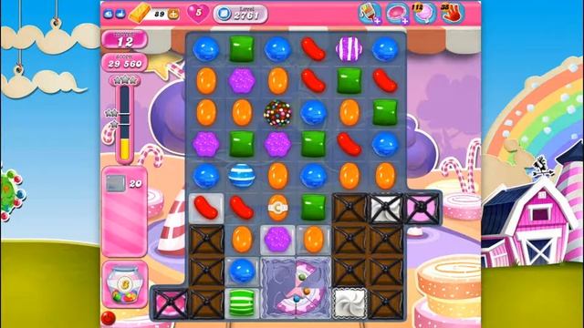 Candy Crush Saga - Level 2761 - No boosters ☆☆☆ смотреть онлайн