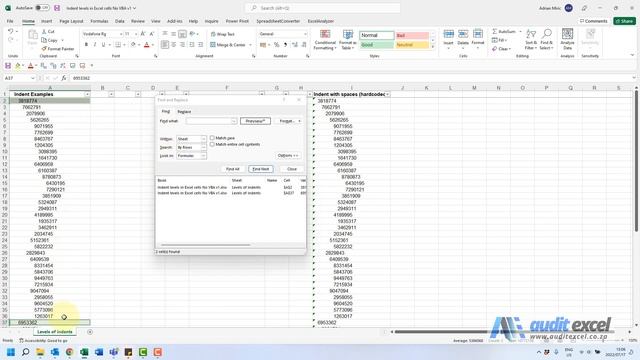Indent Levels in Excel list of cells (with no VBA) смотреть онлайн