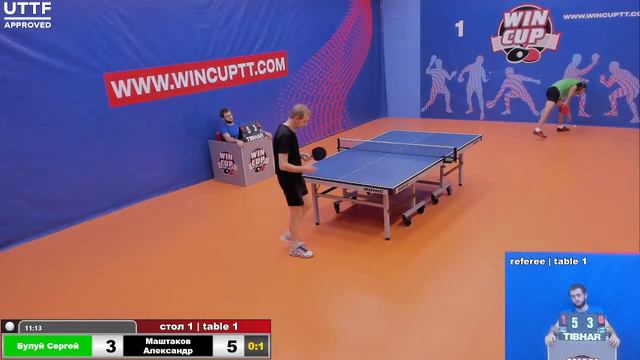 Булуй Сергей 0-3 Маштаков Александр Турнир Восток 4 WINCUP 25.07.21 Прямая трансляция Зал1 смотреть онлайн