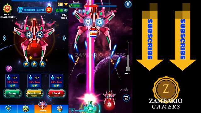 Spider Lord Alien Shooter | Boss 32 | Campaign Level 128 Boss | Galaxy Attack | Space Shooter смотреть онлайн