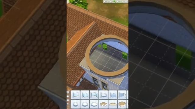 Tutorial The Sims 4 круглое окно в крыше / #shorts смотреть онлайн