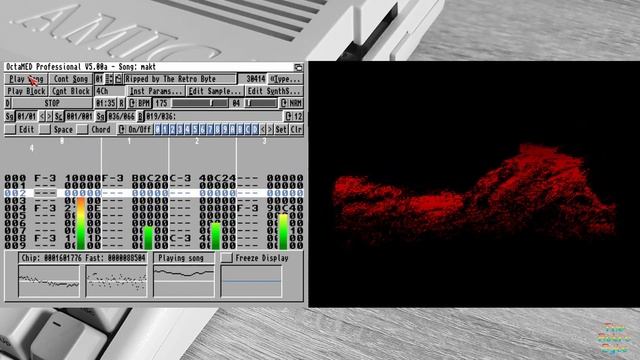 Makt by Spaceballs - Amiga Demo (Split Octamed View) [60 FPS] смотреть онлайн