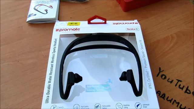 Bluetooth Наушники promate Solix 1. Отзыв.. смотреть онлайн