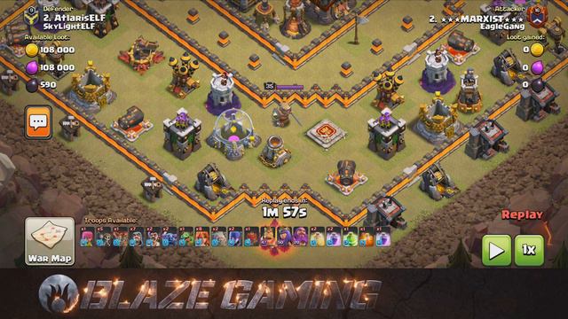 How to 3 Star Town Hall 11 Ring Style War Bases | Golem Witch Pekka Valk Attack | Clash of Clans смотреть онлайн