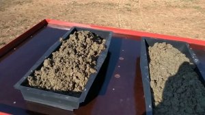 Вибростол в работе. Делаем плитку.