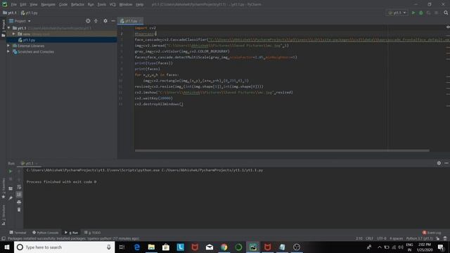 OPENING AN IMAGE IN PYTHON USING OPENCV AND FACIAL RECOGNITION: PART 2 смотреть онлайн