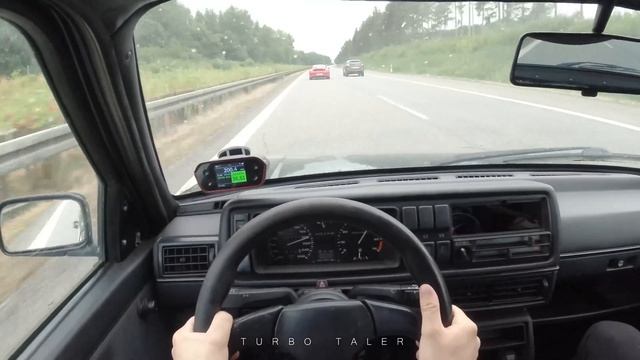 VW Golf 2 GTI - 1.8T 20V | POV test drive смотреть онлайн