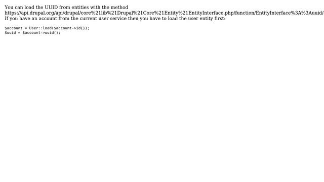 Drupal: How do I get the UUID for a current logged in user? (3 Solutions!!) смотреть онлайн