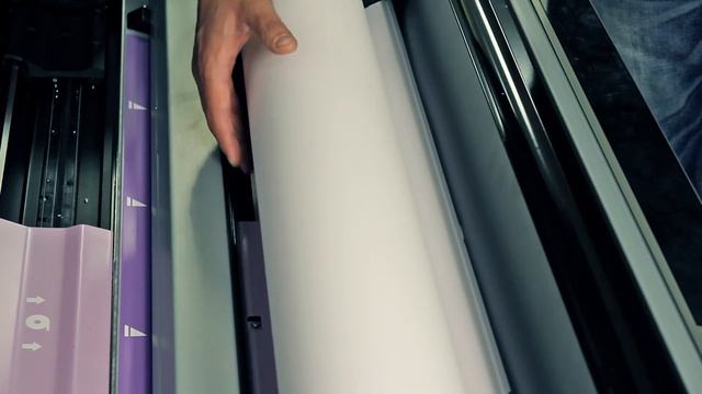 Loading a Paper Roll | PageWide XL Printer Series | HP смотреть онлайн