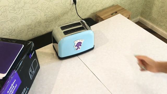 Сделала тост в Тостере Kitfort KT-2014-4. Обзор тостера. смотреть онлайн