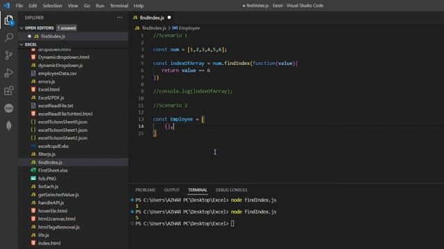 findIndex Array Method - JavaScript Tutorial | Array 'findIndex' method in Javascript смотреть онлайн