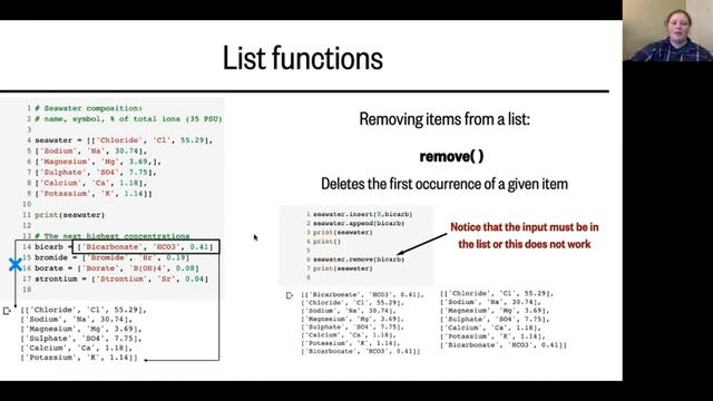Lesson 3, Part 2: List functions смотреть онлайн