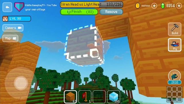 Siren Head vs Light Head | Block Craft: 3D Building Simulator Games For Free |  Gameplay 150 смотреть онлайн