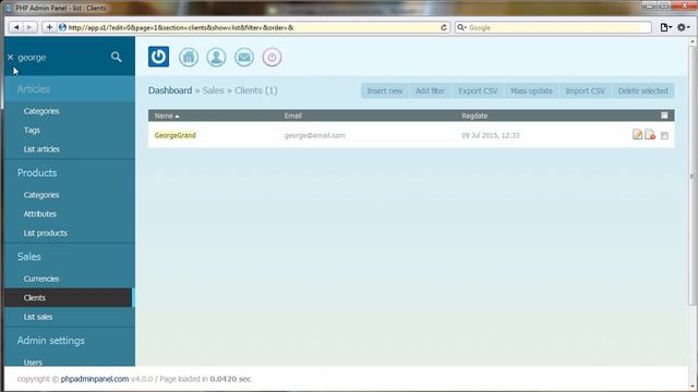 PHP Admin Panel - how it works смотреть онлайн