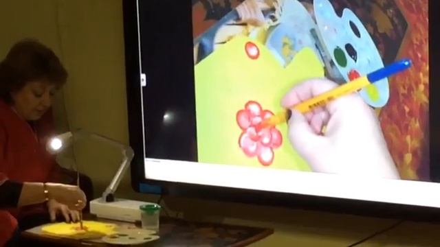 Рисование "Уральская роспись" И. В. Чуркина смотреть онлайн