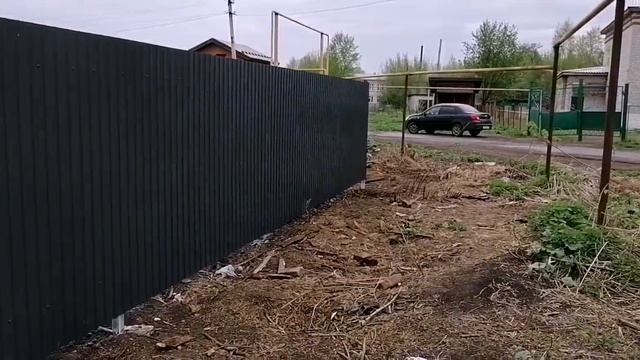 Часть11/дом в деревне/Забор готов/сколько потратили?