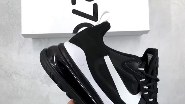 AO4971 004 Nike Air Max 270 React Black White Black 2019 смотреть онлайн